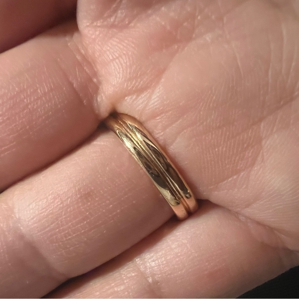 Kate Spade Get Connected Pave Loop Ring color- Day Break Rose Gold Size 7 - Picture 15 of 16